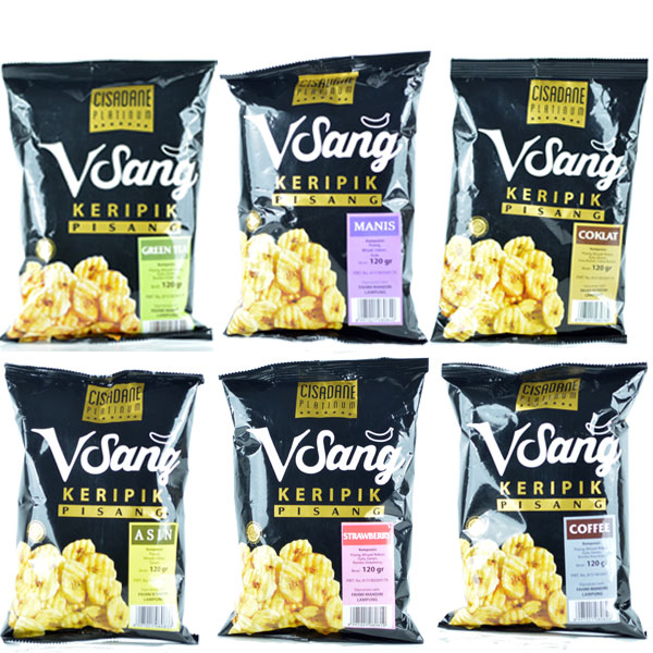 Keripik Vsang  Mix 6 Rasa ( 6 Pack )