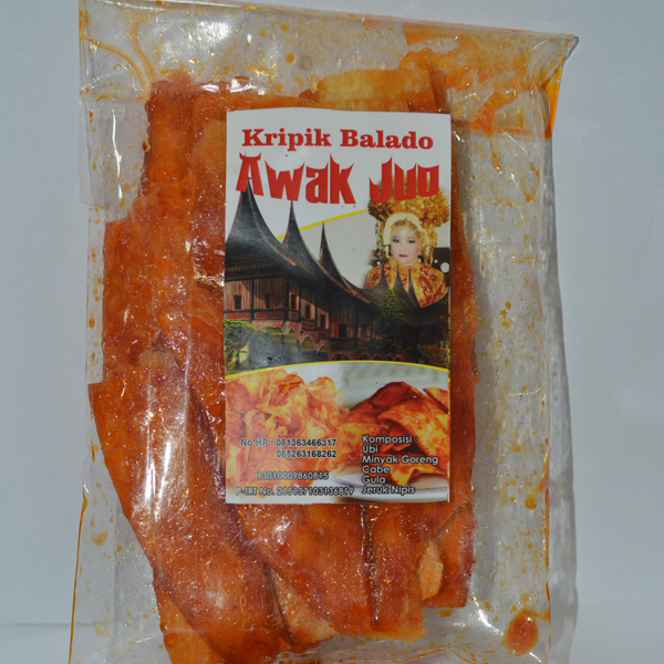 Keripik Balado Panjang & Bulat (Isi 4)