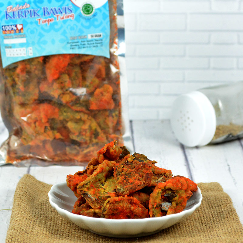 KERIPIK BAWIS BALADO (ISI 2 PACK @100GR)