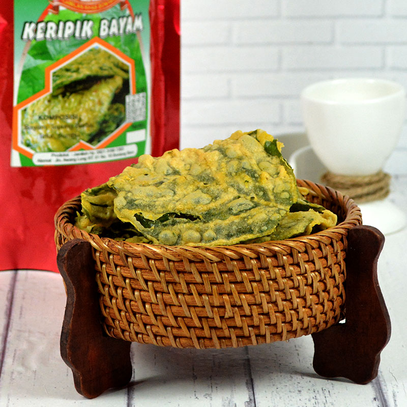 KERIPIK BAYAM JAMILAH (ISI 2 PACK @100GR)