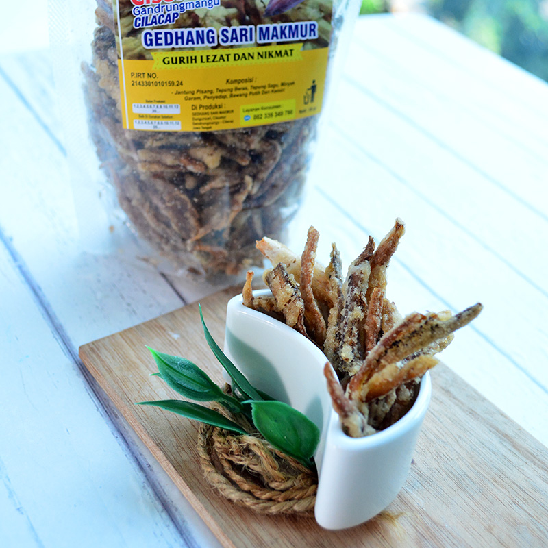 KERIPIK JANTUNG PISANG ISI 2 PACK @150GR