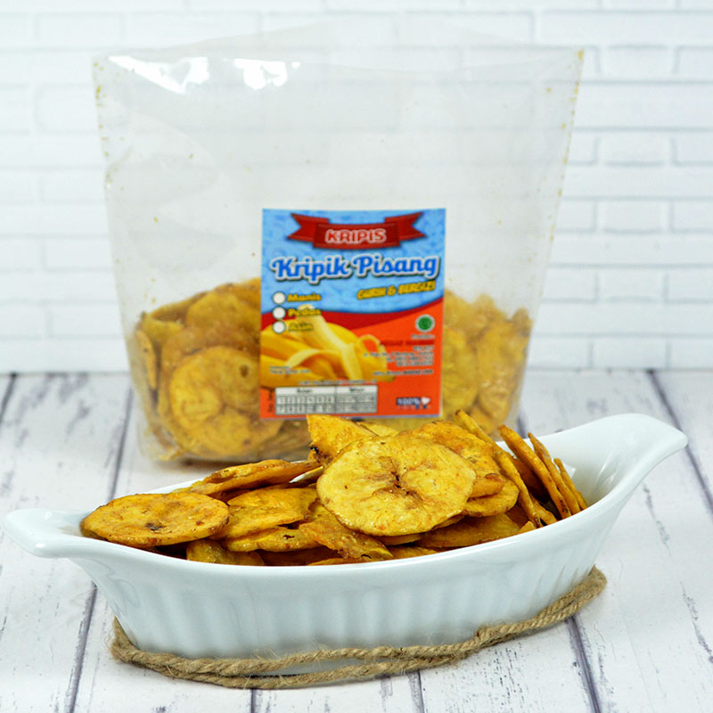 KERIPIK PISANG MANIS (ISI 2 PACK @200GR)