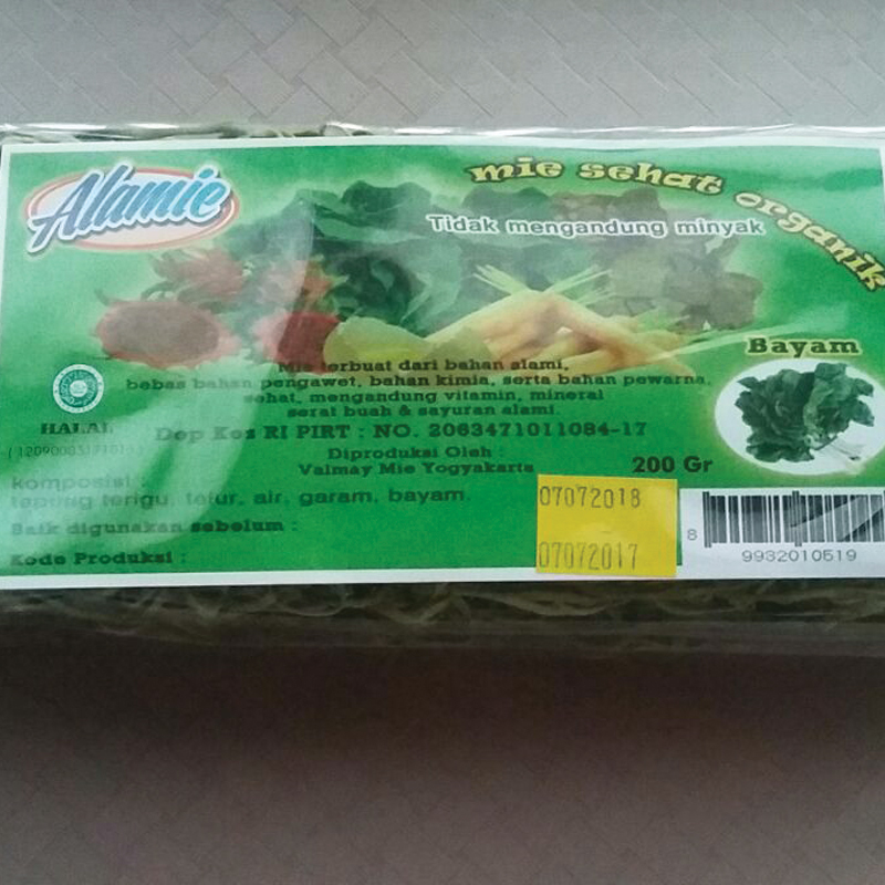 MIE NON BUMBU BAYAM HIJAU 10 Pack