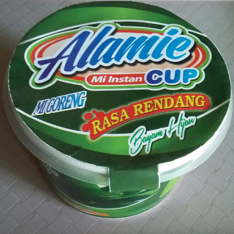 MIE INSTAN CUP GORENG RENDANG BAYAM HIJAU 5 Pack