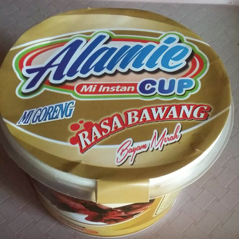 MIE INSTAN CUP GORENG BAWANG BAYAM MERAH 5 Pack