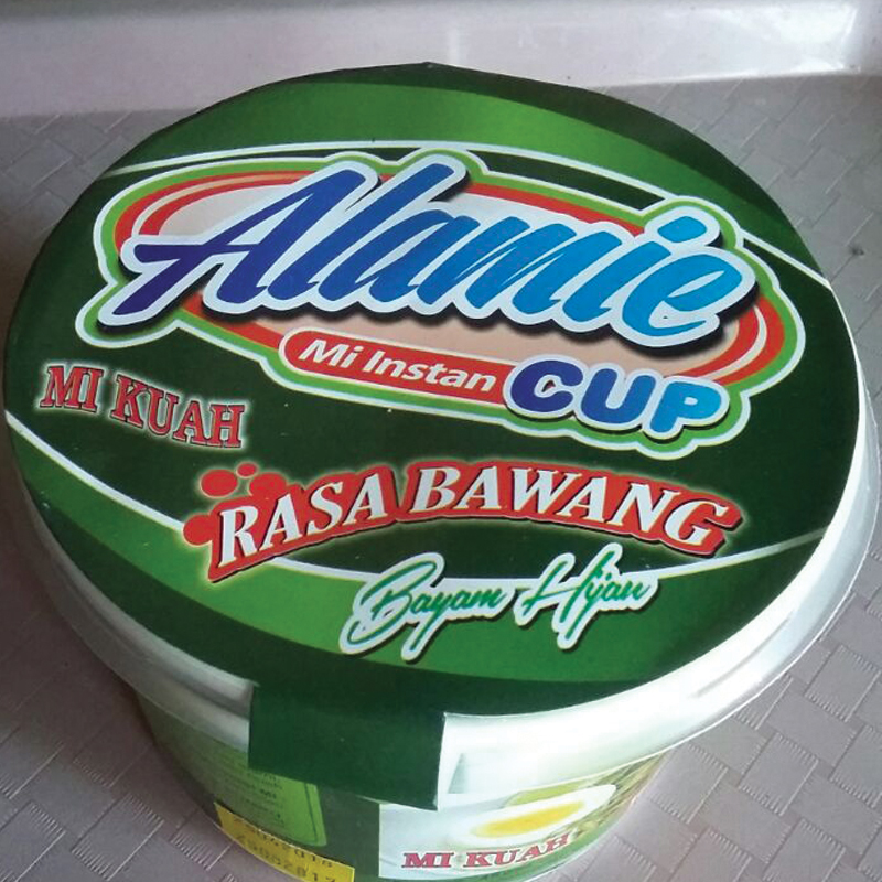 MIE INSTAN CUP KUAH BAWANG BAYAM HIJAU 5 Pack