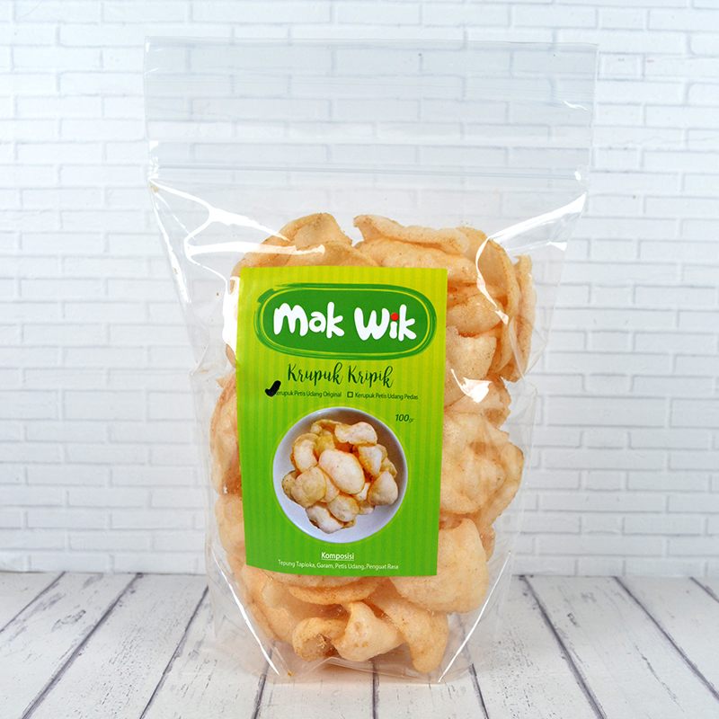 KRUPUK KRIPIK MAK WIK ORIGINAL ISI 2 PACK @100GR