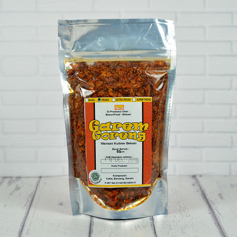 Garem Goreng Level Pedas (Isi 3  pack @50gr)