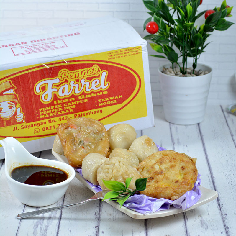 PEMPEK FARREL PAKET CAMPUR ISI 50