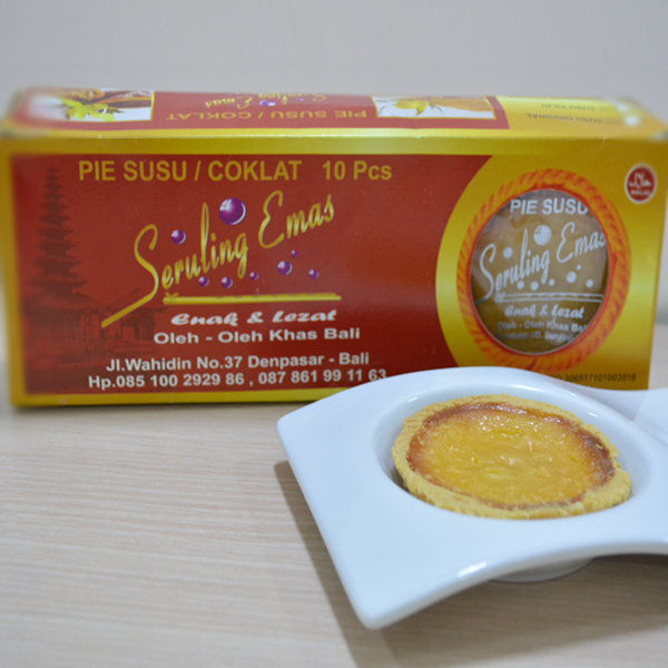 Pie Susu Seruling Emas Original (Isi 10pcs) 