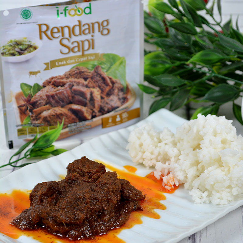 I-FOOD RENDANG SAPI (ISI 2 PACK)