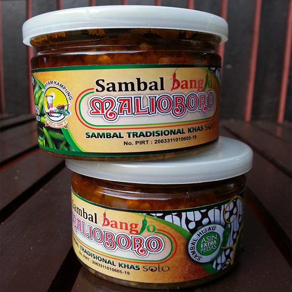 Sambal Hijau Bang Jo Malioboro (isi 2 cup)