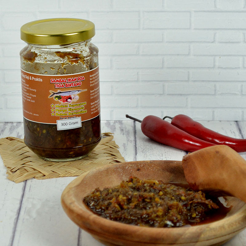 SAMBAL ROA TIGA BINTANG 300GR