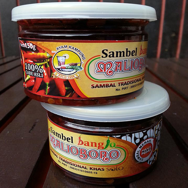 Sambal Merah Bang Jo Malioboro (isi 2 cup)