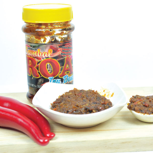 Sambal Roa Pedas Botol Kaca