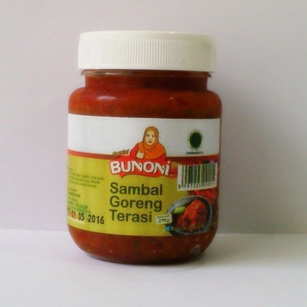 Sambel Goreng Terasi Sedang Spesial Bunoni 210 gr (isi 2)