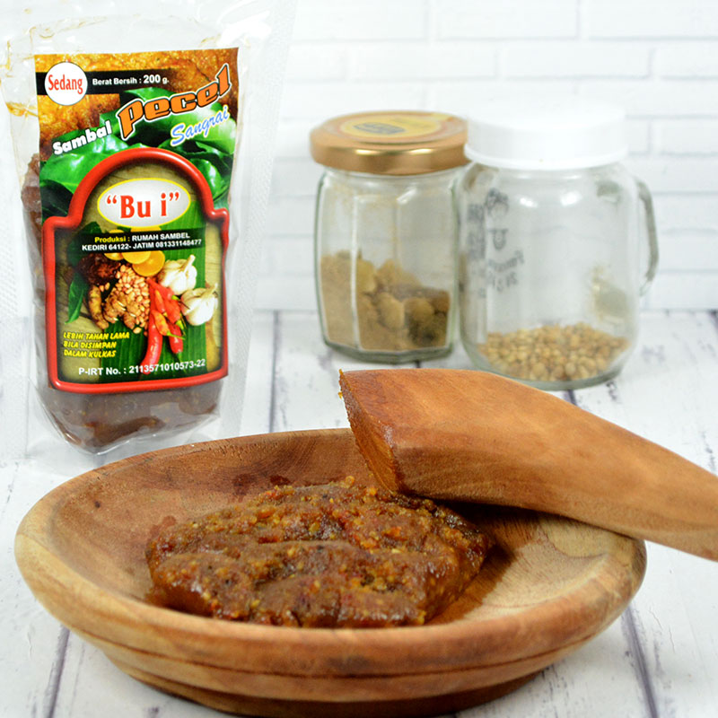 SAMBEL PECEL SEDANG (ISI 3 PACK @200GR)