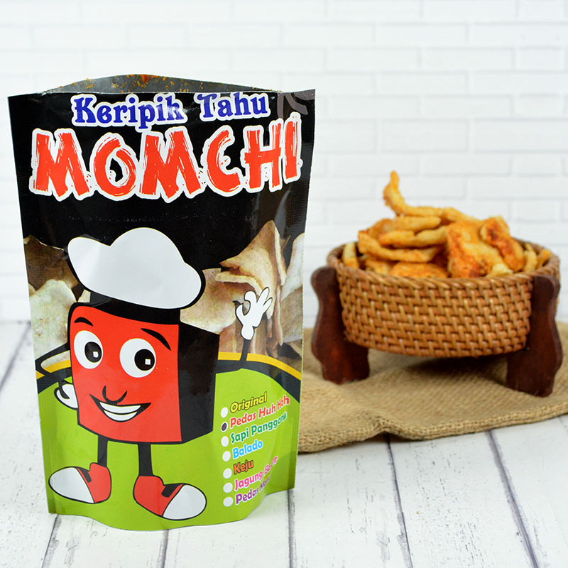 KERIPIK TAHU MOMCHI SAPI PANGGANG (ISI 2 PACK)