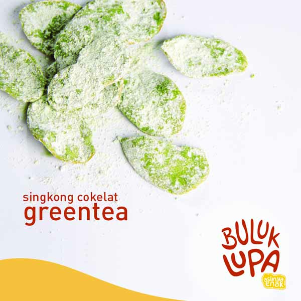 Keripik Singkong Green Tea Buluk Lupa (2 Pcs)