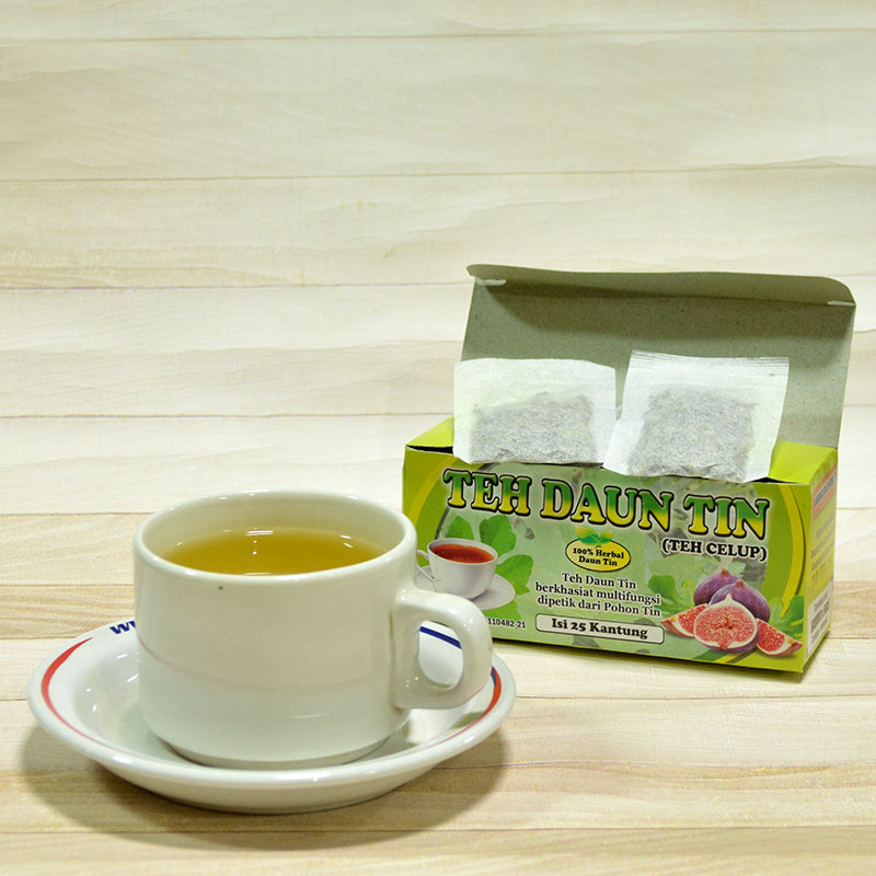 TEH CELUP DAUN TIN (ISI 2 KOTAK @25 BAG)