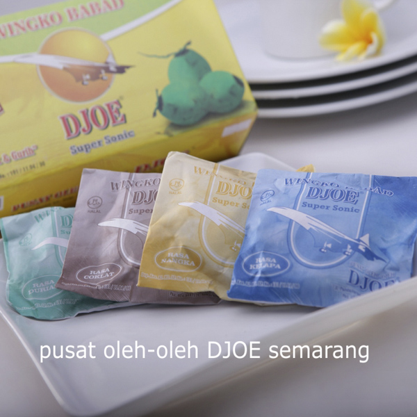 Wingko Aneka Rasa Kecil Djoe (Isi 10 pcs : rasa kelapa, coklat, durian, nangka)