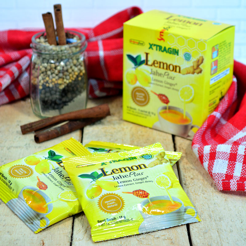 X'TRAGIN LEMON JAHE + MADU ISI 2 BOX