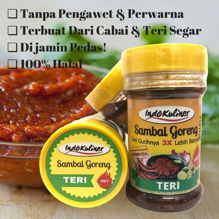 SAMBAL GORENG TERI EXTRA HOT