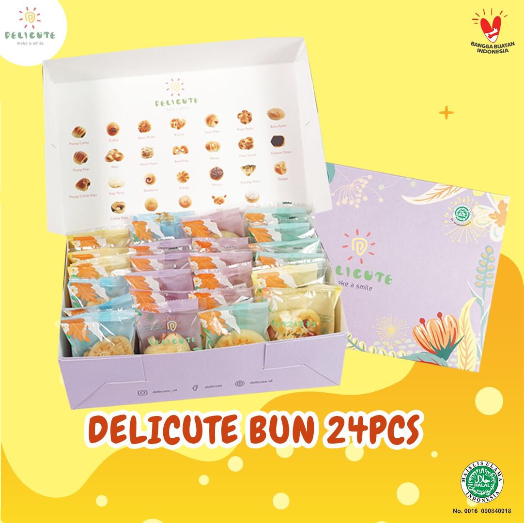 ROTI DELICUTE BUN 24 PCS