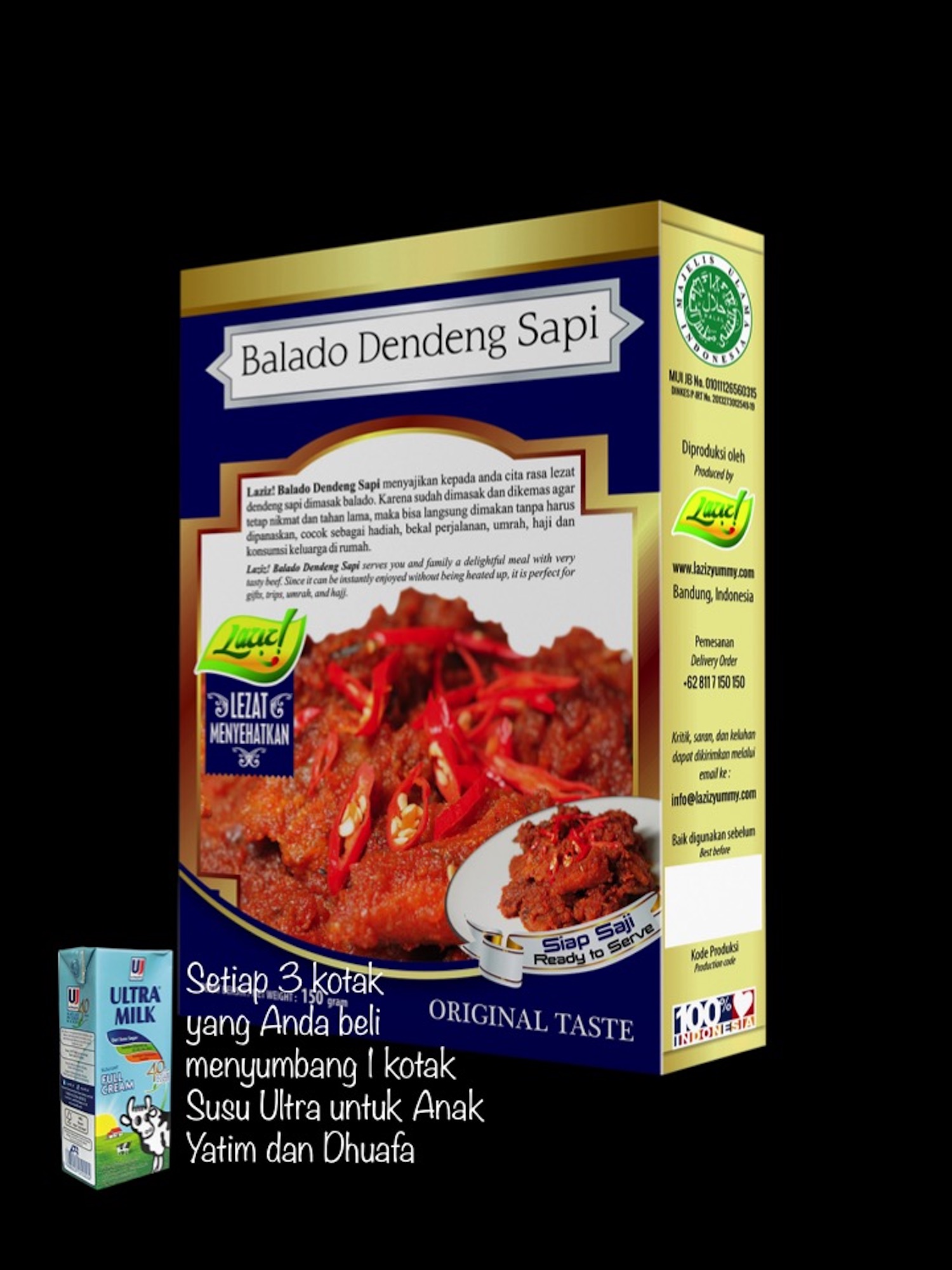 BALADO DENDENG SAPI KAI FOOD 150GR