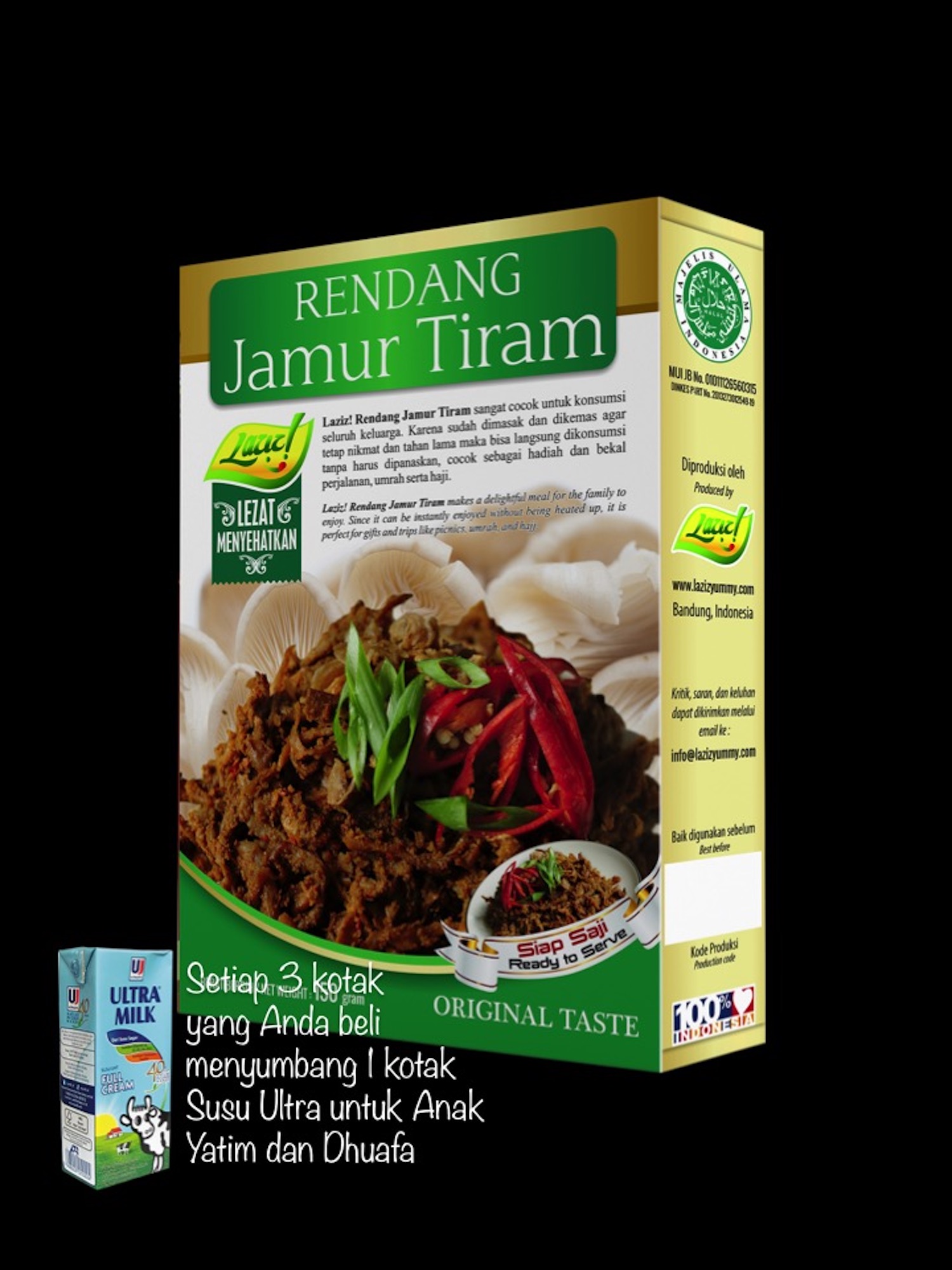 RENDANG JAMUR TIRAM KAI FOOD 150GR