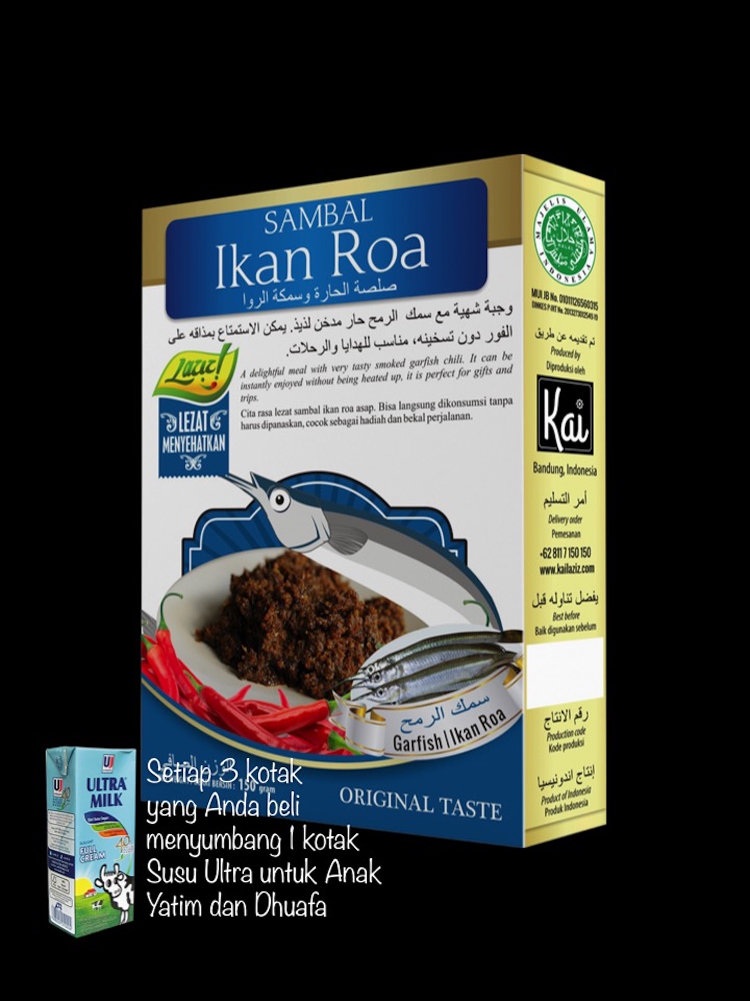 SAMBAL IKAN ROA KAI FOOD 150GR