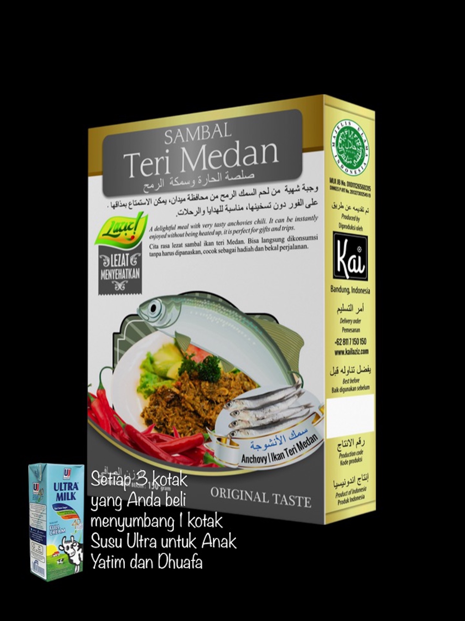 SAMBAL TERI MEDAN KAI FOOD 150GR