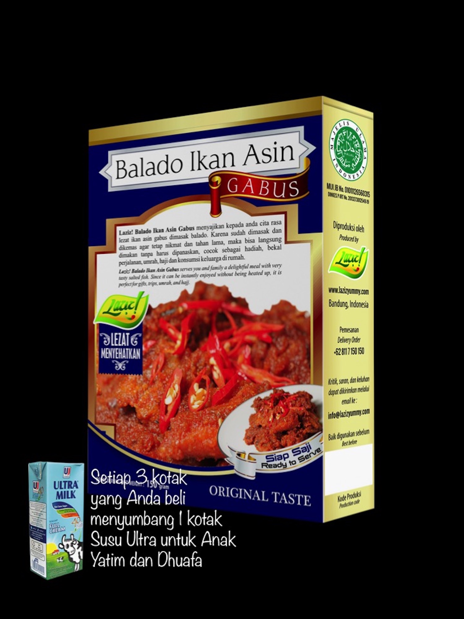 BALADO IKAN ASIN GABUS KAI FOOD 150GR