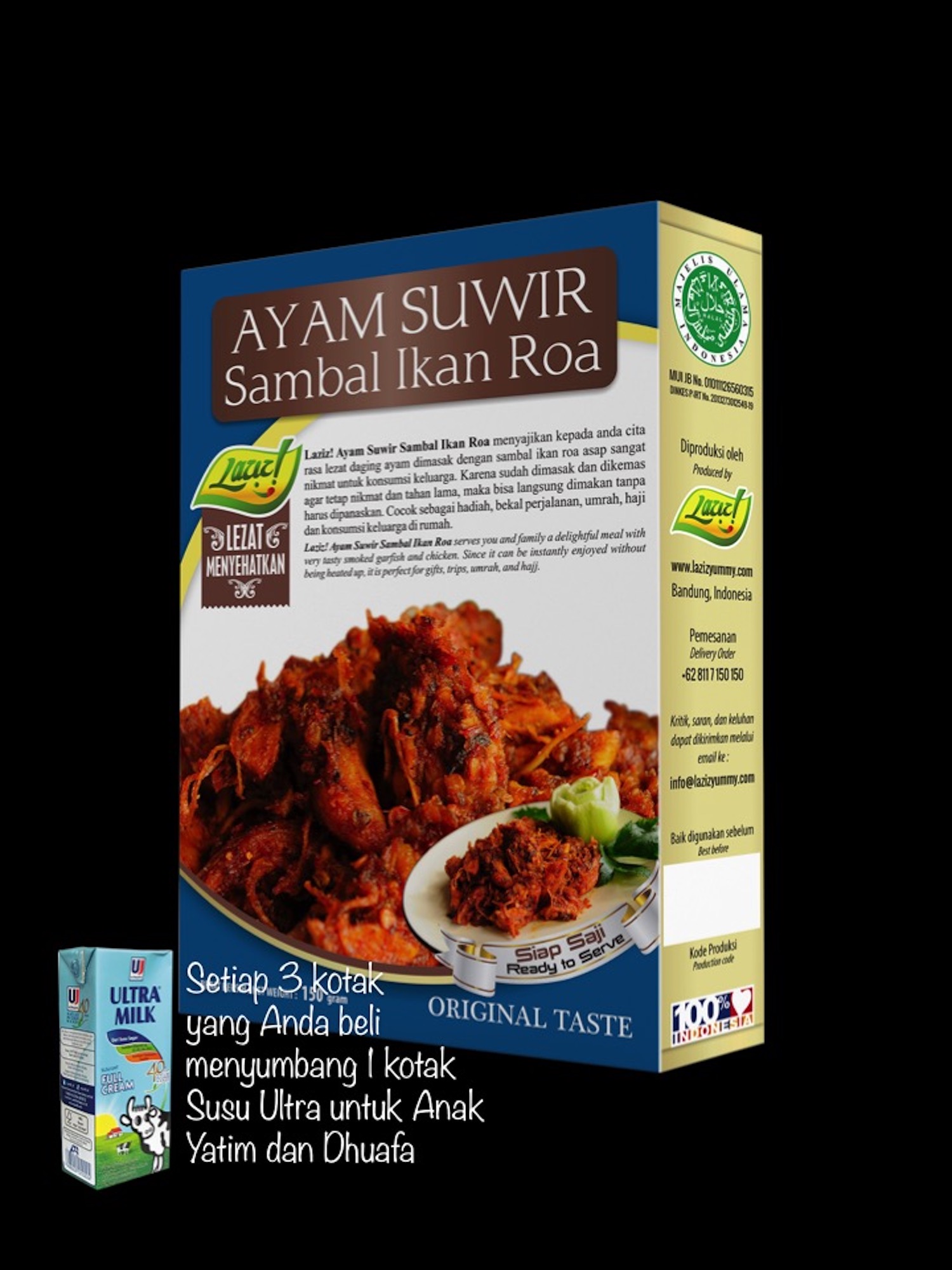 AYAM SUWIR SAMBAL IKAN ROA KAI FOOD 150GR