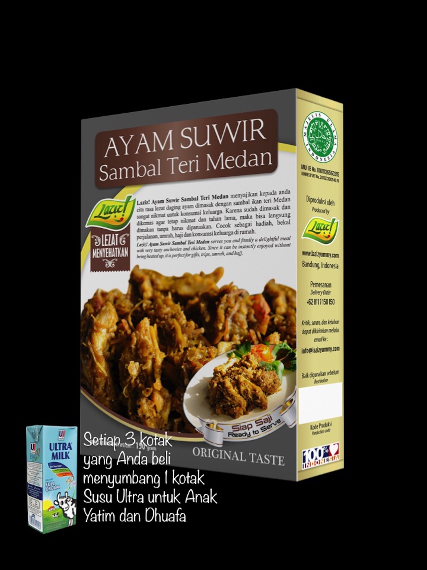 AYAM SUWIR SAMBAL TERI MEDAN 150GR