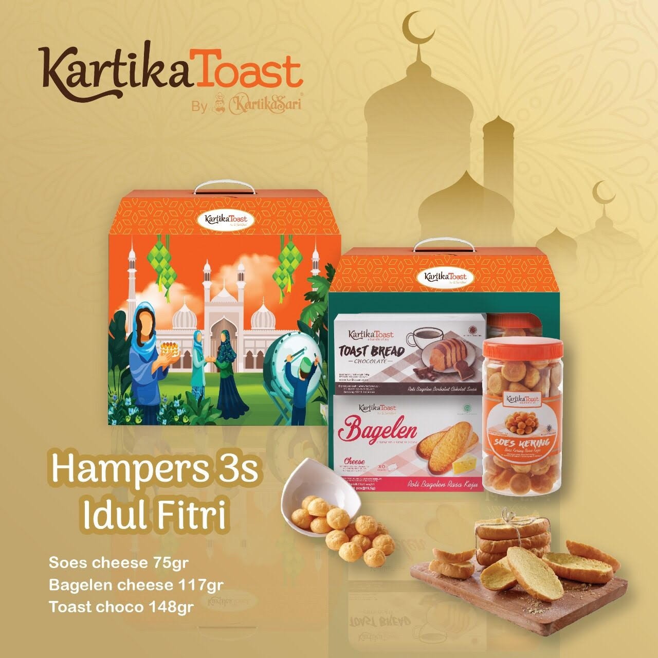 Kartika Toast Hampers Reguler 3 s