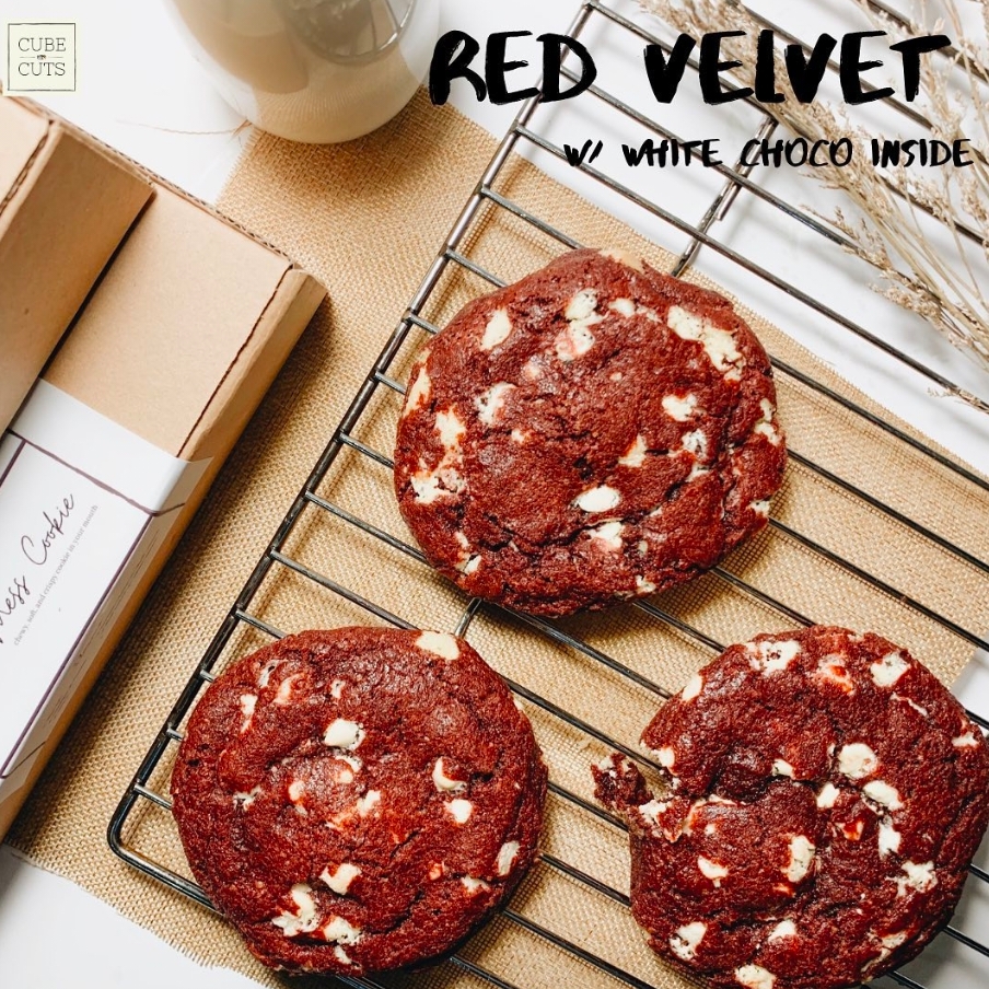 CRAZY MESS COOKIES RED VELVET ISI 8PCS