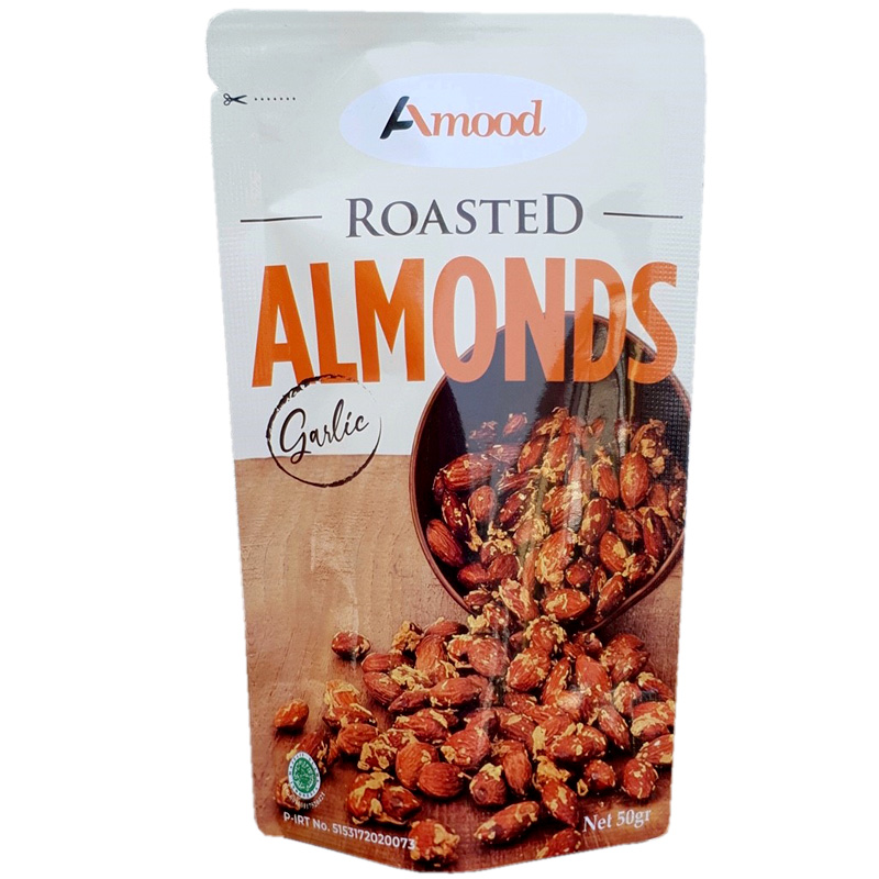 AMOOD ROASTED ALMOND RASA GARLIC 50GR