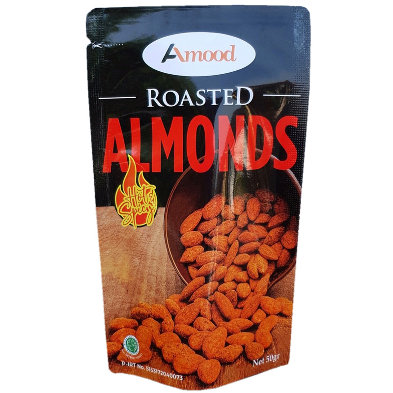 AMOOD ROASTED ALMOND RASA HOT & SPICY 50GR