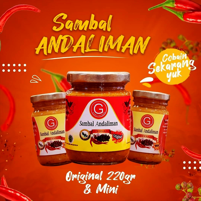 SAMBAL ANDALIMAN ORIGINAL 220GR