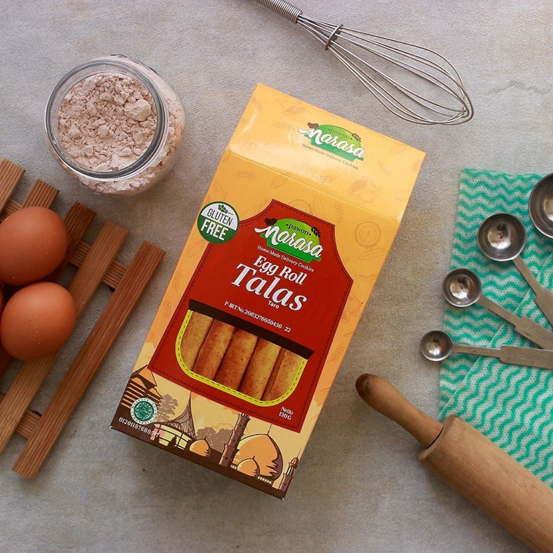 GLUTEN FREE COOKIES - EGG ROLL TALAS DUS