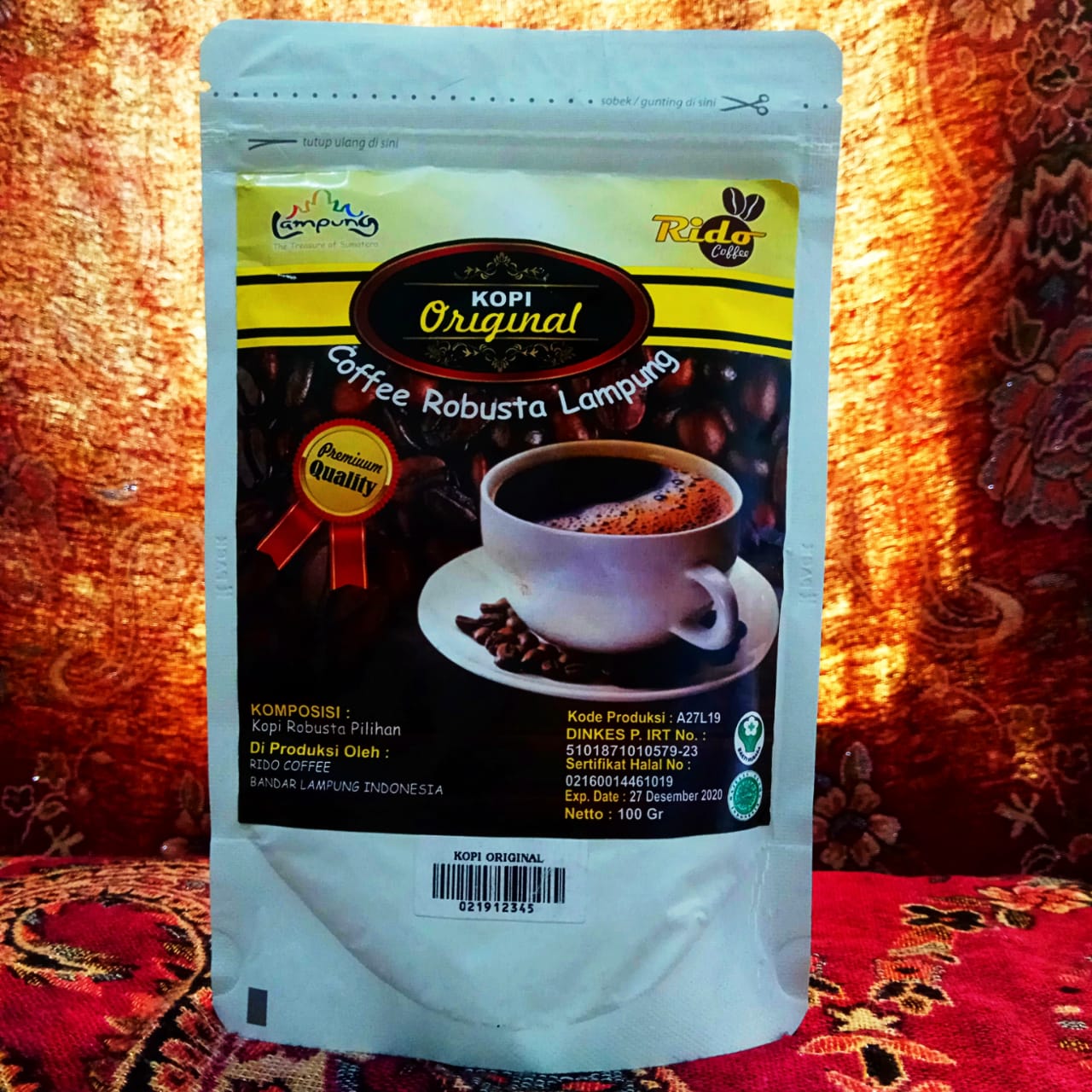 KOPI ORIGINAL PREMIUM 100GR