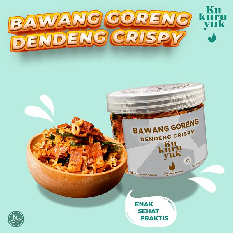  BAWANG GORENG DENDENG AYAM CRISPY 100GR