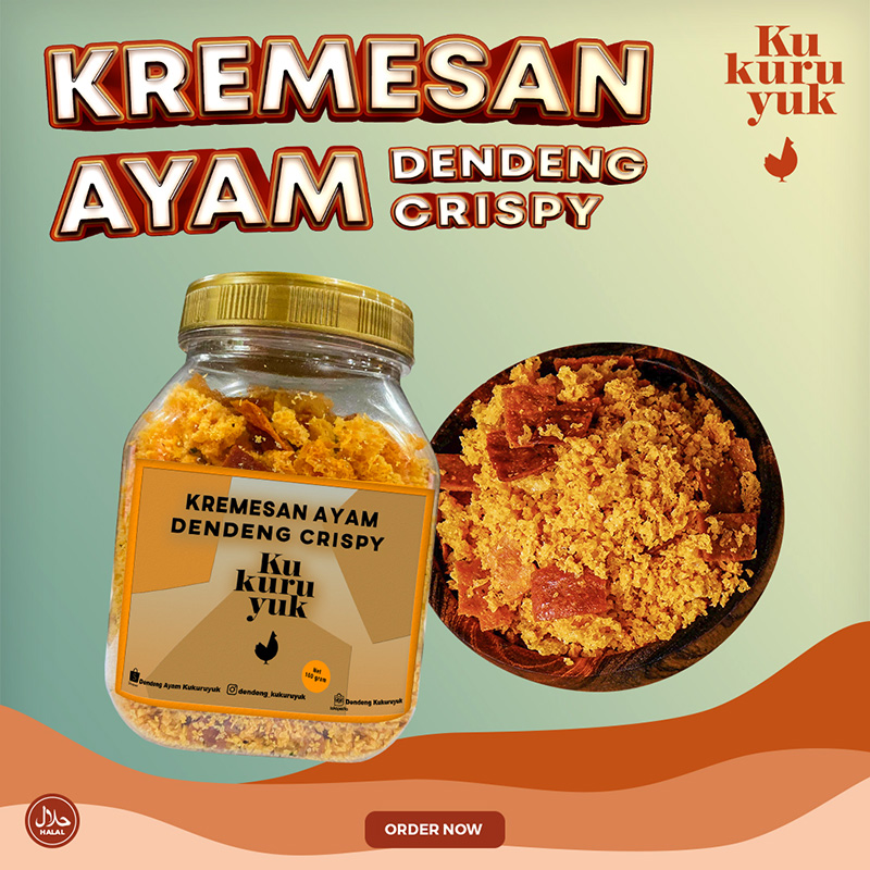 KREMESAN AYAM DENDENG CRISPY 100GR