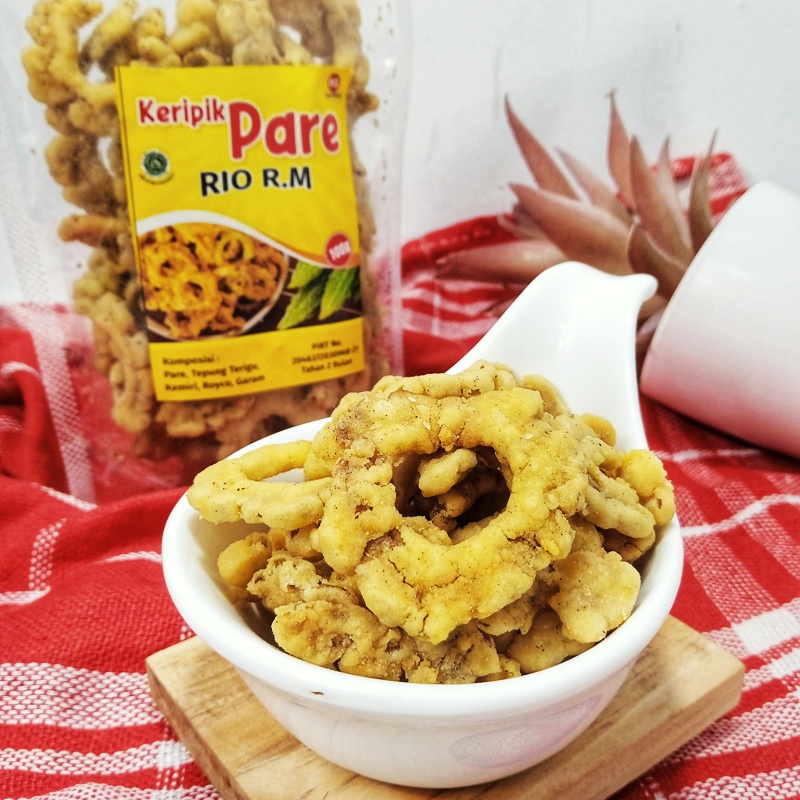 KERIPIK PARE ROMO ISI 2 PACK @100GR