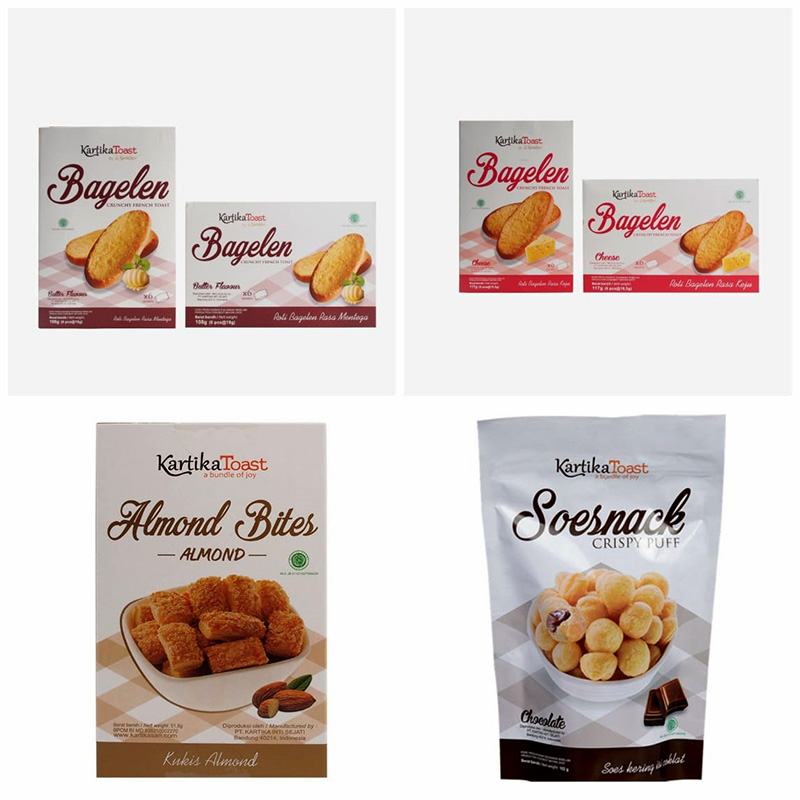 PAKET BAGELAN KARTIKA TOAST (isi 4 pack)