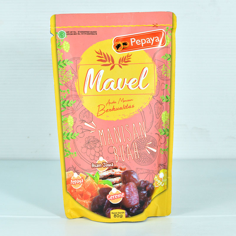 MAVEL MANISAN PEPAYA ISI 2 PACK @93GR