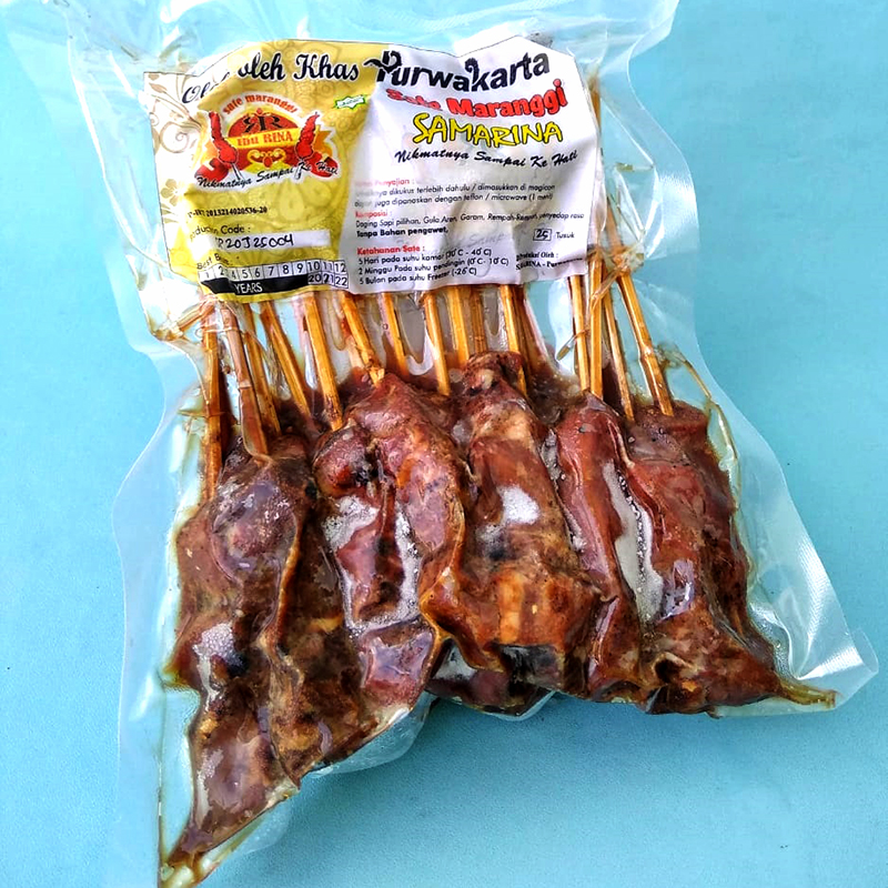 SATE MARANGGI VAKUM SAPI ISI 25 TUSUK 