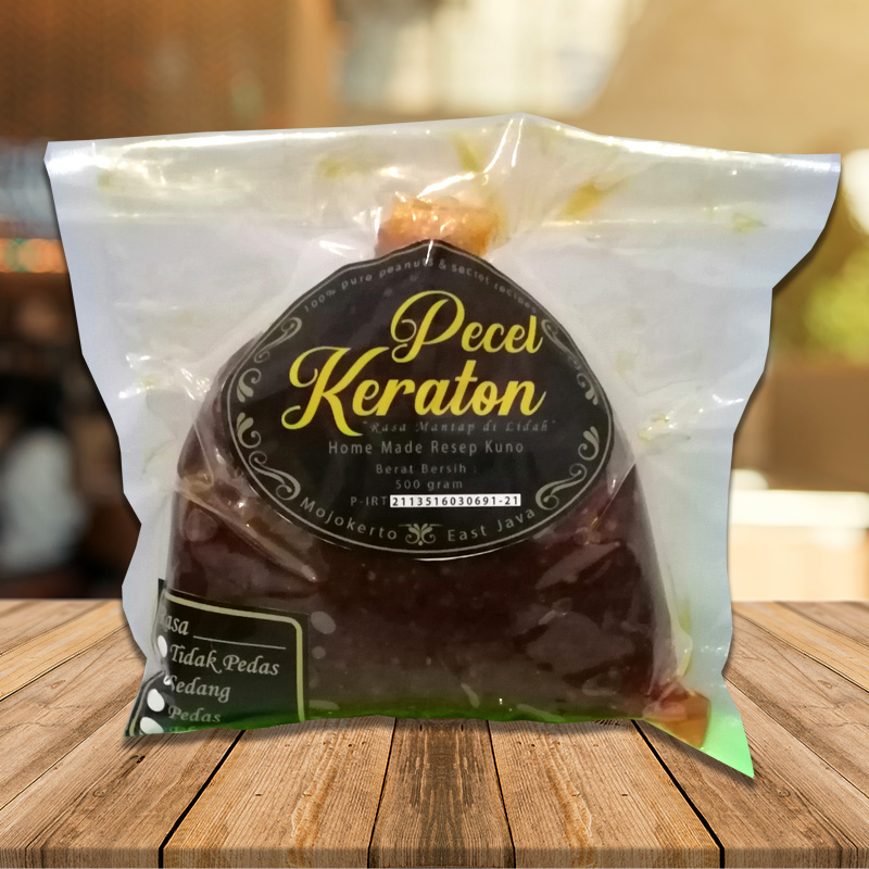 BUMBU PECEL KERATON PEDAS 500GR